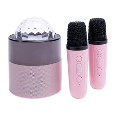 Karaoke Machine W/ 2 Mini Wireless Microphones