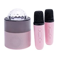 Karaoke Machine W/ 2 Mini Wireless Microphones