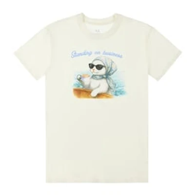 Standing On Business Cat Graphic Tee