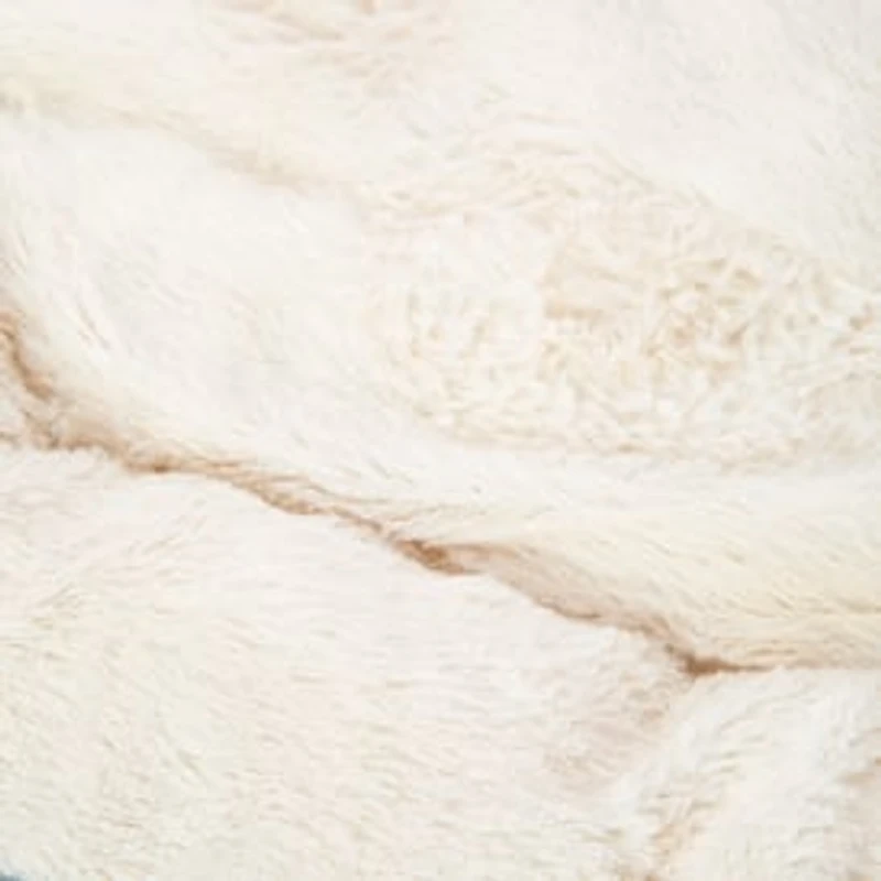 Faux Fur Round Pet Bed 22in