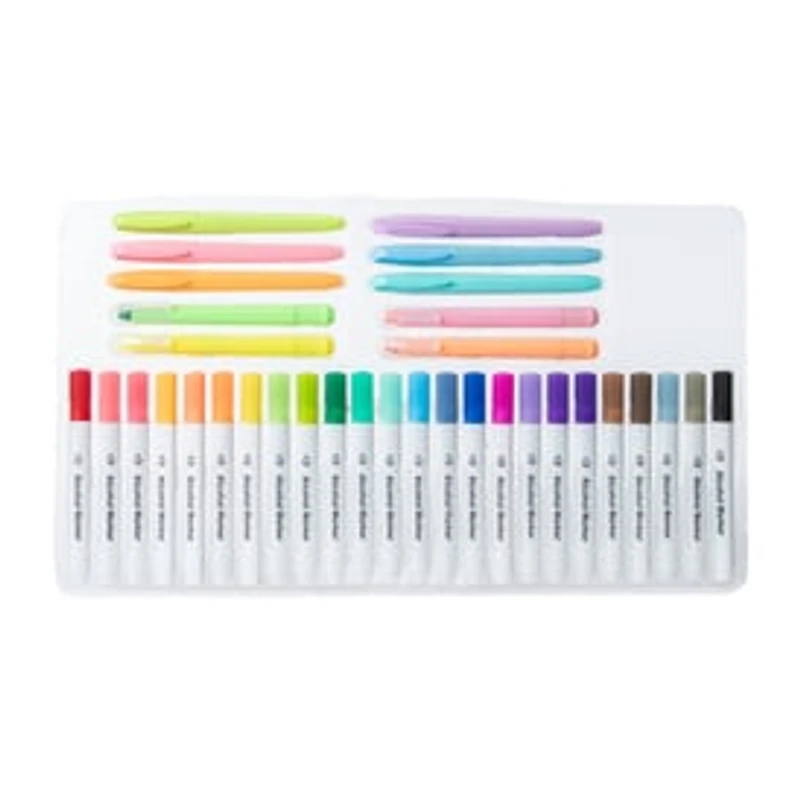 Markers & Highlighters Set 34-Count