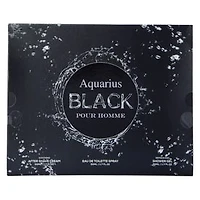 Aquarius Black Pour Homme 3-Piece Set