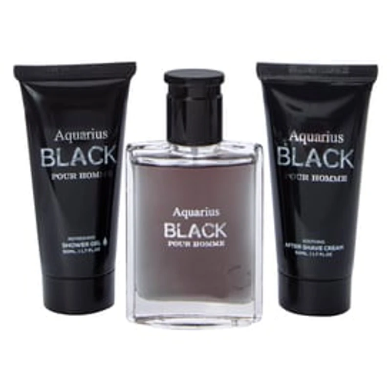 Aquarius Black Pour Homme 3-Piece Set