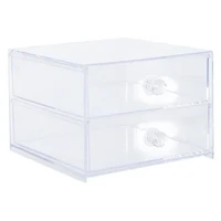 Clear Acrylic Cosmetic Storage Drawers 6.50in x 4.64in