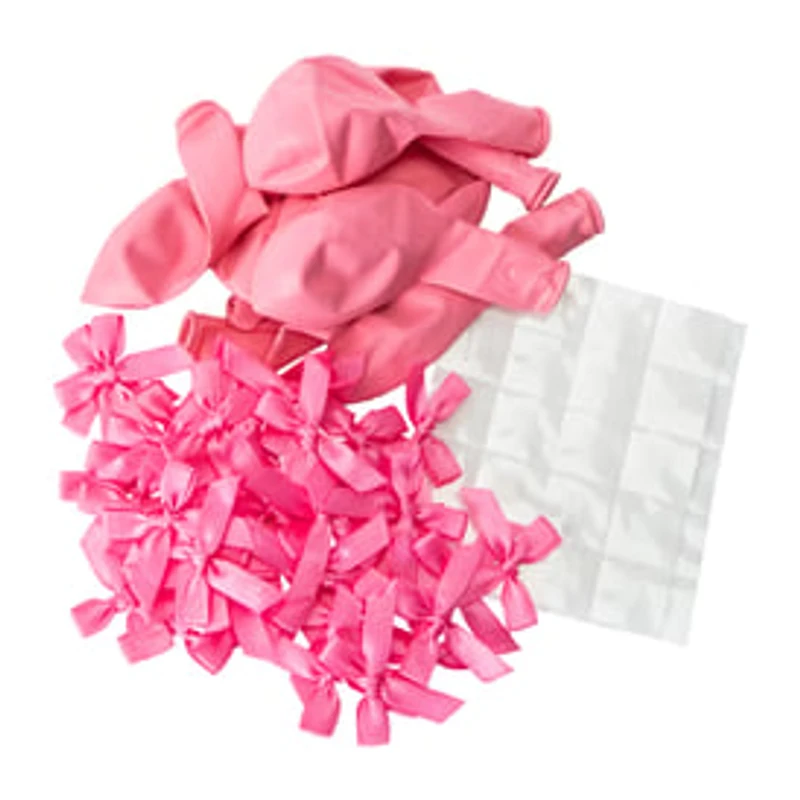 Balloons With Satin Bows 10-Count