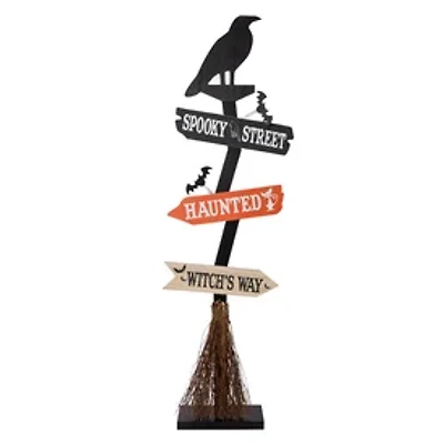 Halloween Sign Post 10.24in x 36.02in