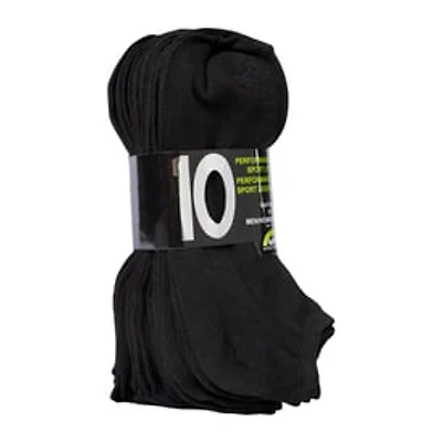 Men's Performance Sport Lite Low-Cut Socks 10-Pack