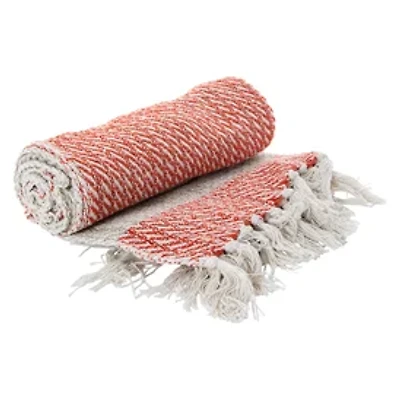 Cotton Stripe Throw Blanket 50in x 60in