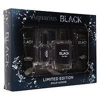 Aquarius Black For Men Pour Homme  3-Piece Gift Set