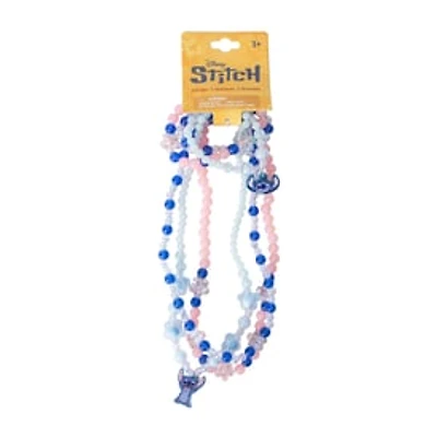 Disney Stitch Necklace & Bracelet Set