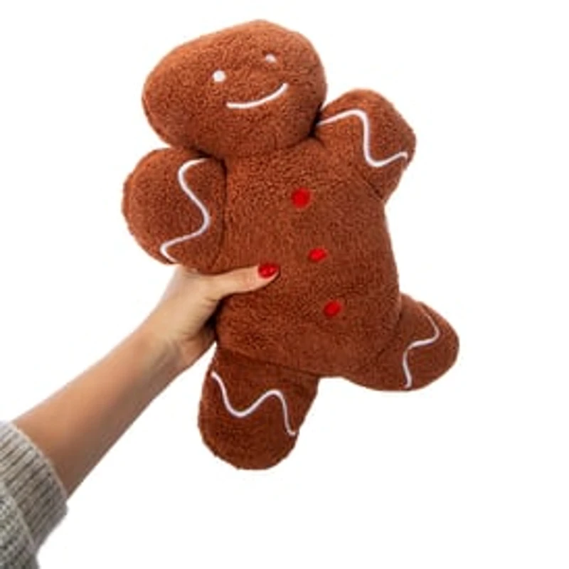 Cozy Sherpa Holiday Shaped Throw Pillow