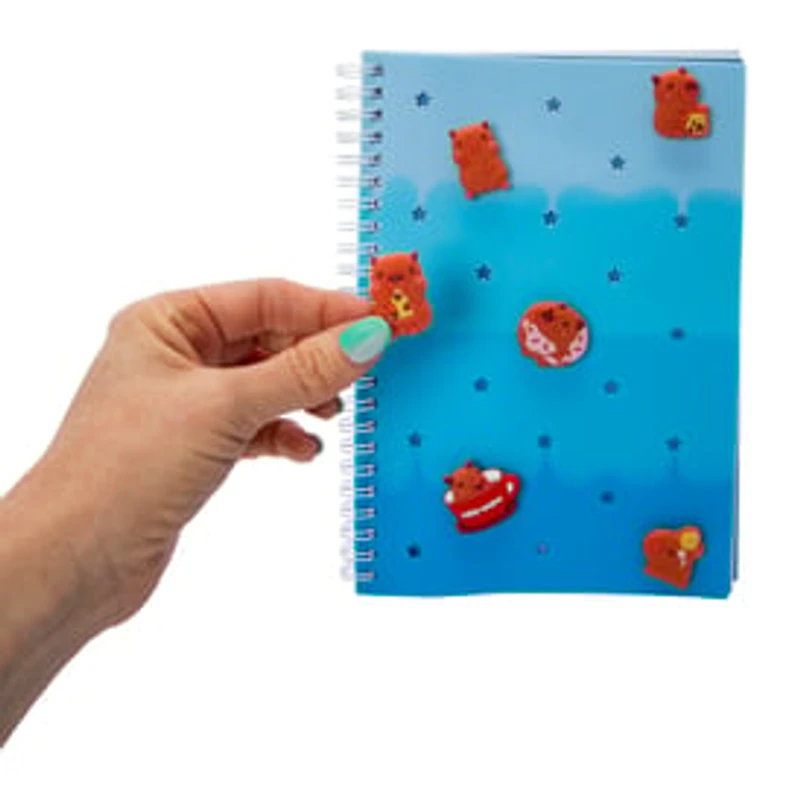 Silicone Widget Journal With Charms