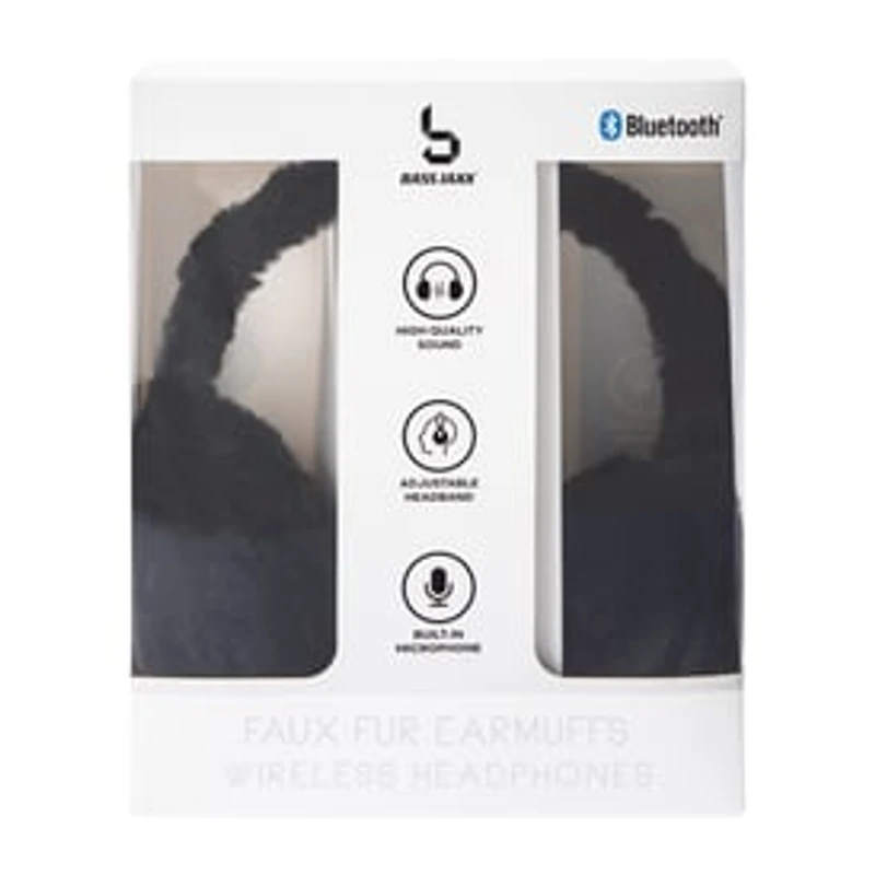Bass Jaxx™ Faux Fur Earmuffs Wireless Headphones