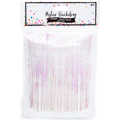 Iridescent Mylar Curtain Backdrop 48in x 60in