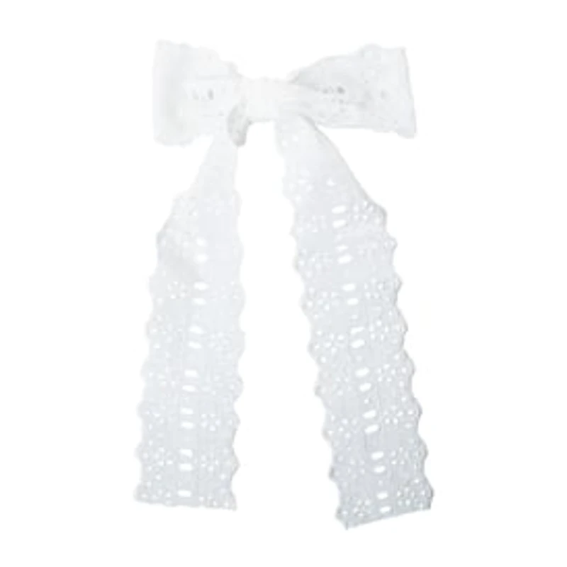 White Oversized Bow