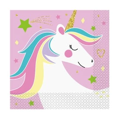 Magical Unicorn Paper Napkins 16-Count