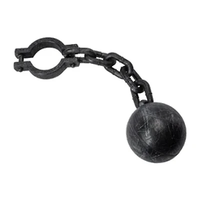 Halloween Plastic Ball & Chain