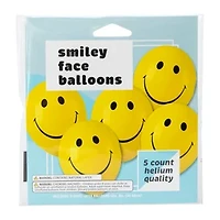 Happy Face Balloons 5-Count