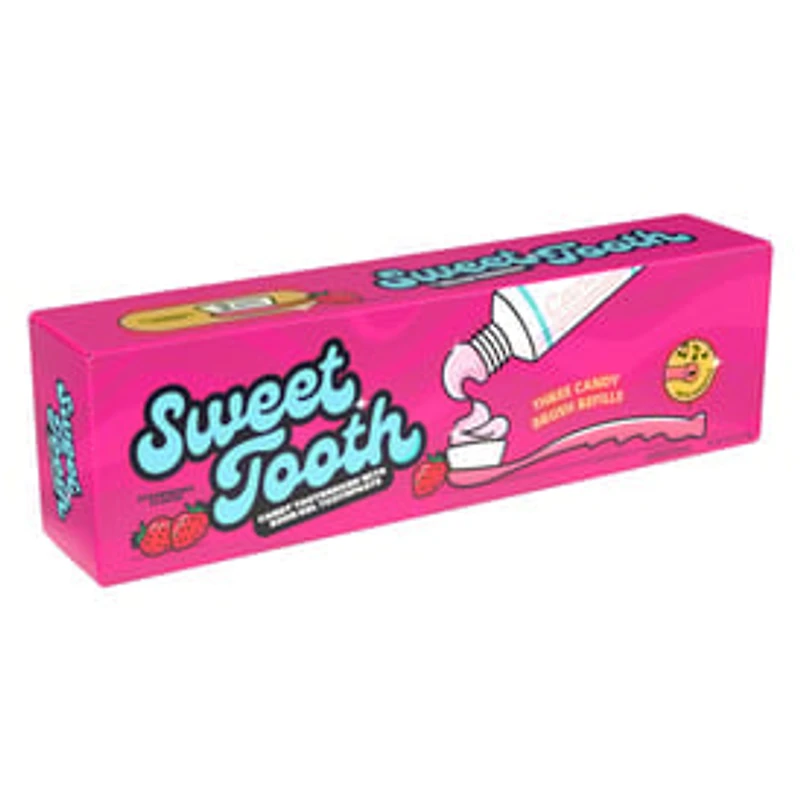 Sweet Tooth Candy Toothbrush With Sour Gel Toothpaste 0.84oz