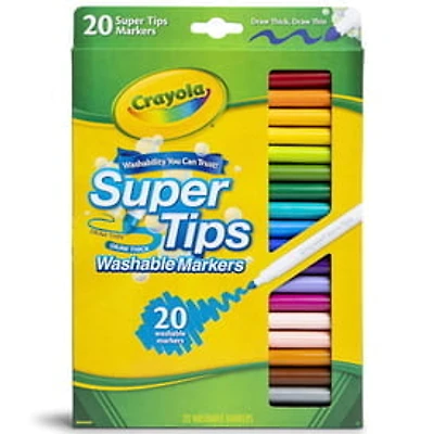 Crayola® Super Tips Washable Markers 20-Pack