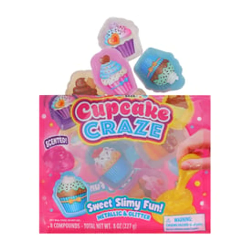 Cra-Z-Art® Cra-Z-Slimy™ Cupcake Craze Slime Set 8-Pack