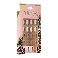 Press-On Nails, Clawsome Animal Print 18-Count