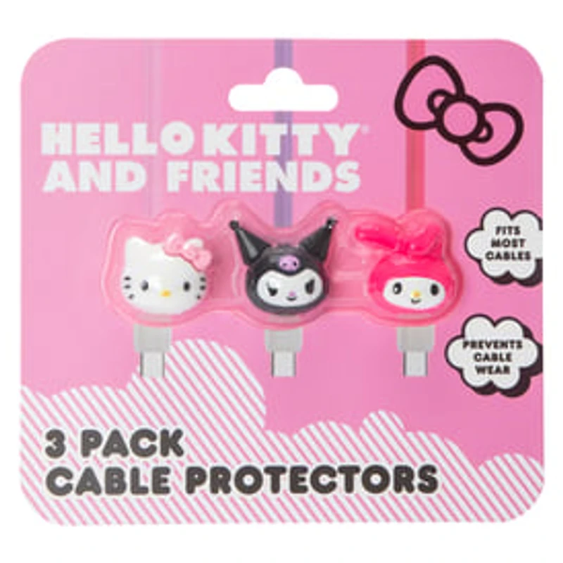 Hello Kitty And Friends® Cable Protectors 3-Count