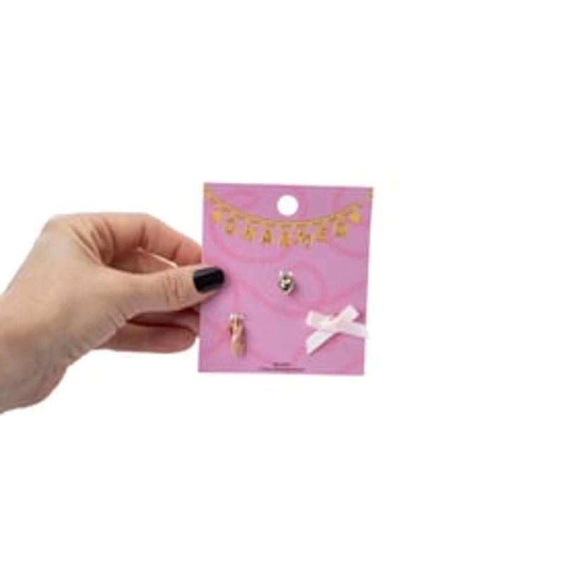 Novelty Removable Jewelry Charms 3-Count