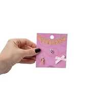 Novelty Removable Jewelry Charms 3-Count