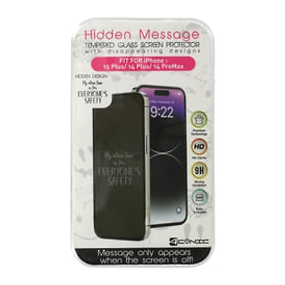 Hidden Message Screen Protector For iPhone 14 Plus®/14 Pro Max®/ Max