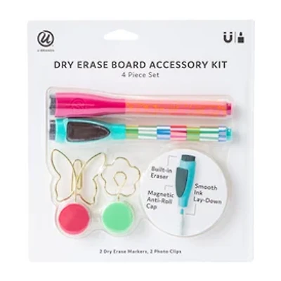 U Brands® Dry Erase Board Accessory Kit 4-Pieces