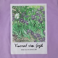 'Vincent van Gogh Irises Oil on Canvas 1889' Graphic Tee