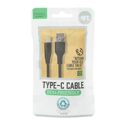 4ft Eco-Friendly USB-C Charging Cable