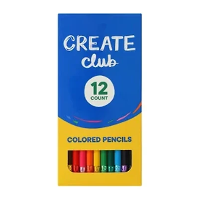 Create Club Colored Pencils 12-Pack