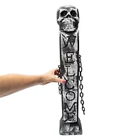 LED Fence Post Halloween Decor 2-Count