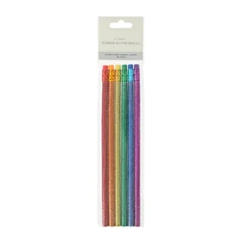 Scented Glitter Pencils 6-Pack