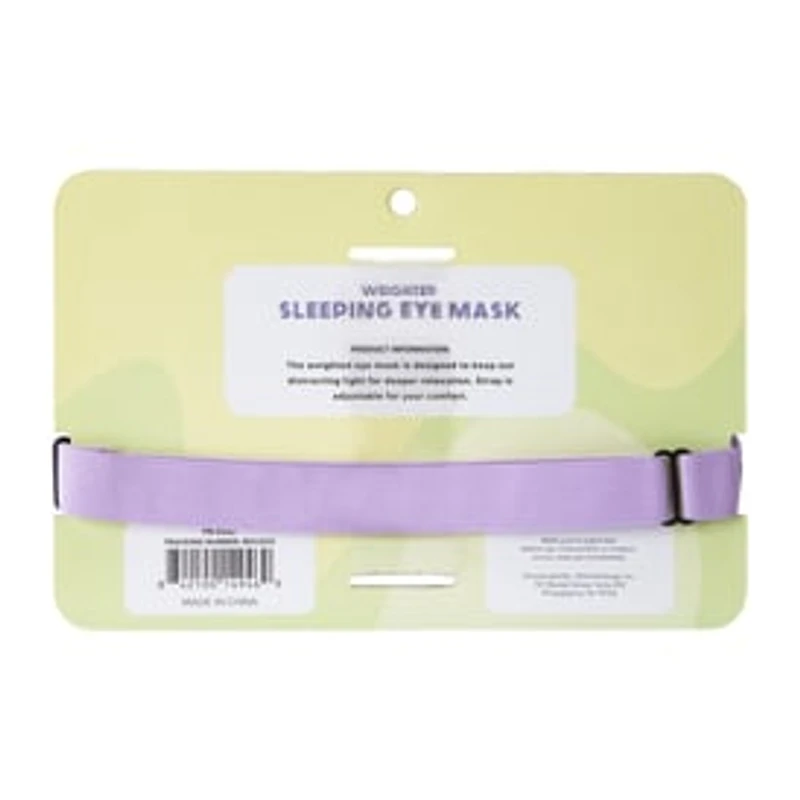 Purple Weighted Sleeping Mask