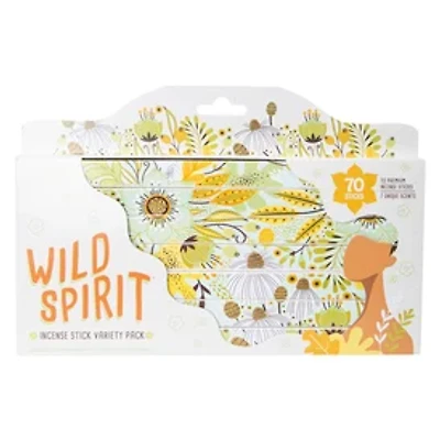 Wild Spirit Incense Stick Variety Pack 70-Count