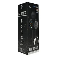 Bluetooth® Karaoke LED Bling Mic With Speaker