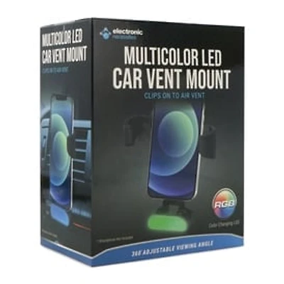 Multicolor LED Car Vent Phone Mount