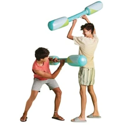 inflatable Battle Game Set w/ 2 Jousting Batons