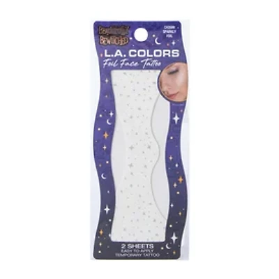 L.A. Colors® Beautifully Bewitched Sparkly Foil Face Tattoo 2-Pack