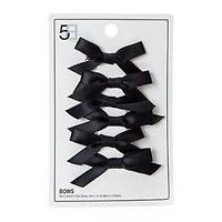 Mini Satin Hair Bows 6-Count