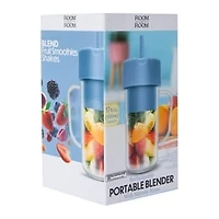 Rechargeable Portable Blender With Silicone Straw 17oz