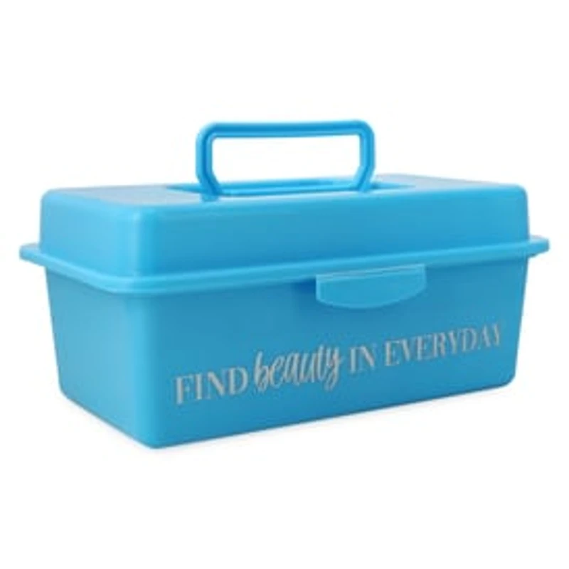 Storage Box With Organizer Tray 9.6in - Find Beauty