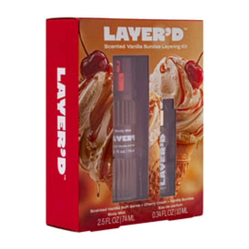 Layer'd™ Scented Vanilla Sundae Layering Kit