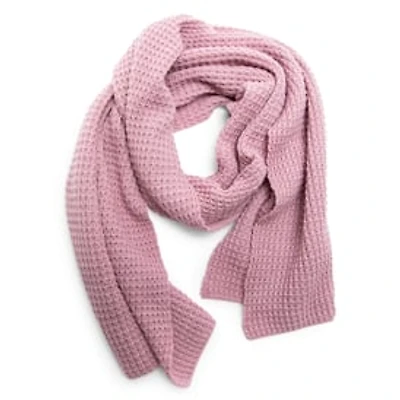 Waffle Knit Oblong Scarf
