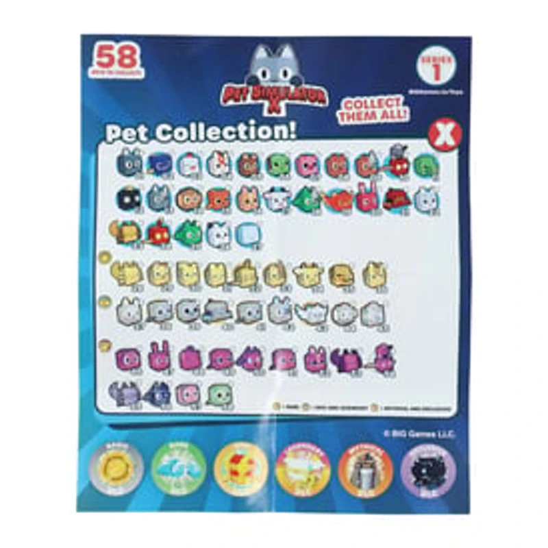 Pet Simulator X™ Series 1 Collector Clip Blind Bag