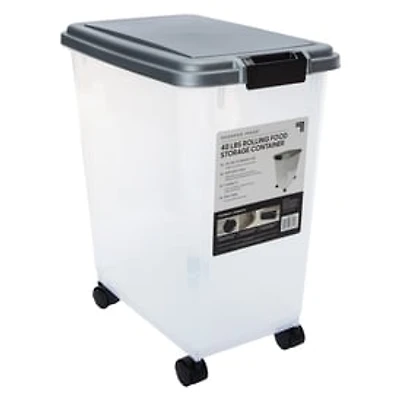 Sharper Image® 40lb Rolling Pet Food Storage Container