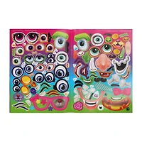 Make-A-Face Halloween Sticker Book